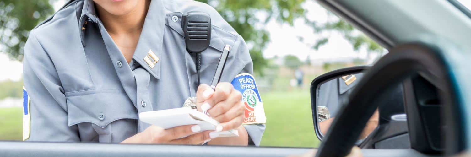 after a traffic ticket