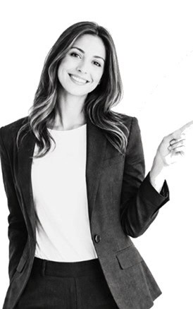 lady with point right hand